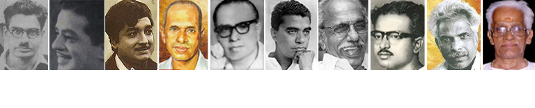 എം പി ഭട്ടതിരിപ്പാട് (പ്രേംജി ) സത്യൻ, പ്രേം നസീർ കാമ്പിശ്ശേരി കരുണാകരൻ, എൻ കൃഷ്ണപിള്ള, പി ജെ ആന്റണി, തിക്കൊടിയൻ, തോപ്പിൽ ഭാസി, ചെറുകാട്, കെ പത്മനാഭൻ നായർ,